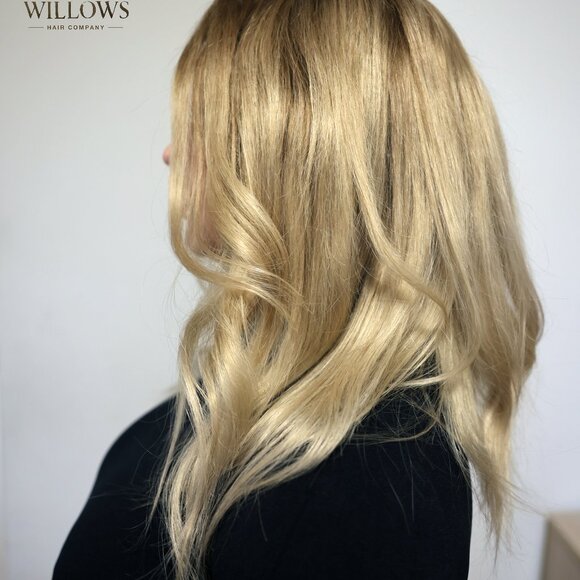 Dark Blonde Human Hair wig - Picture 5 of 8